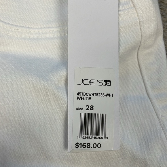 NWT Joes Jeans Flawless High Rise Honey Curvy Cropped Boot Cut Jeans White 28 - Picture 11 of 15